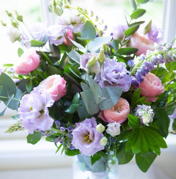 Lilac And Pink Mixed Flower Bouquet