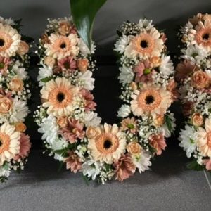 'Mum' Open Cut Floral Lettering