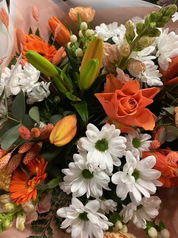 Orange And White Bouquet